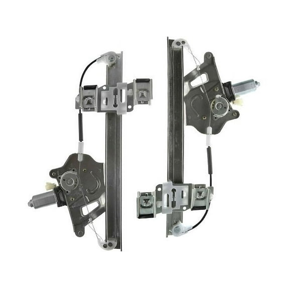 Power Window Regulator and Motor Assembly 2 - Compatible with 2000 - 2005 Buick LeSabre Sedan 2001 2002 2003 2004