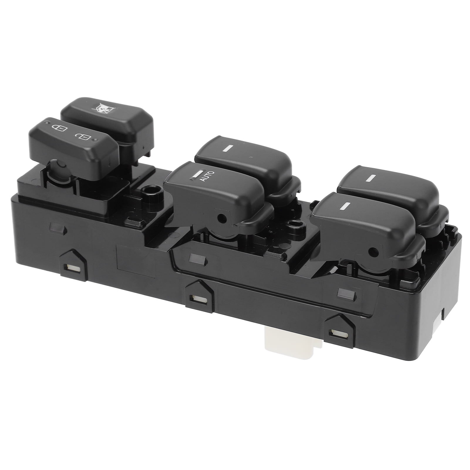 A-Premium Power Window Switch For 2008-2010 Hyundai Sonata - Rear Left Or Right Side Replacement, 7-Pin, Black/Brown (935803K500)