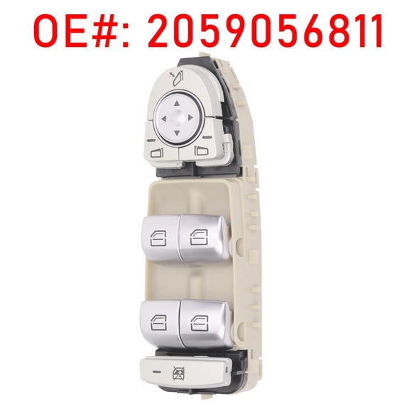Power Window Switch Master Control for 2015-2018 Mercedes-Benz 2059056811