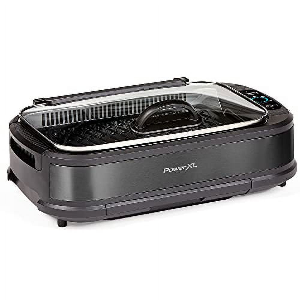 Power XL Smokeless Electric Indoor Removable Grill and Griddle Plates