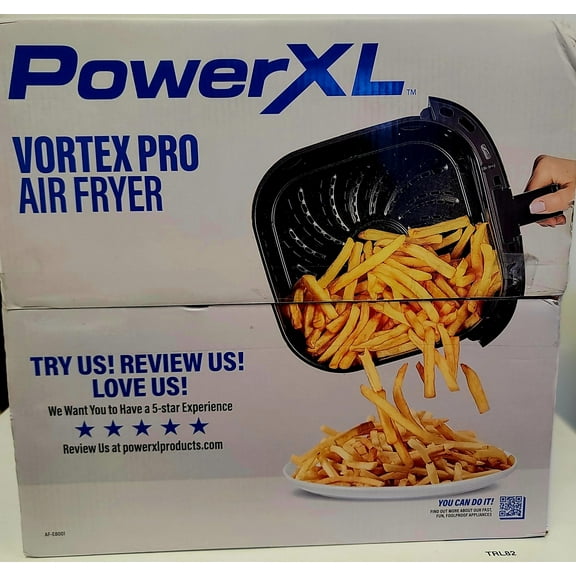 PowerXL Vortex Pro Air Fryer - 8 Qt, Black