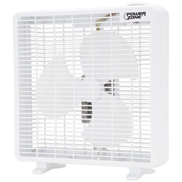 Power Zone 10" 3-Speed Quiet Box Fan - Walmart Business Supplies