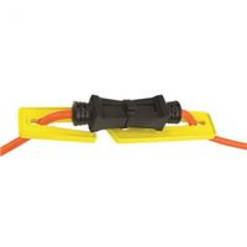 Power Zone 6'' x 6'' Black Heavy-Duty Cord Lock