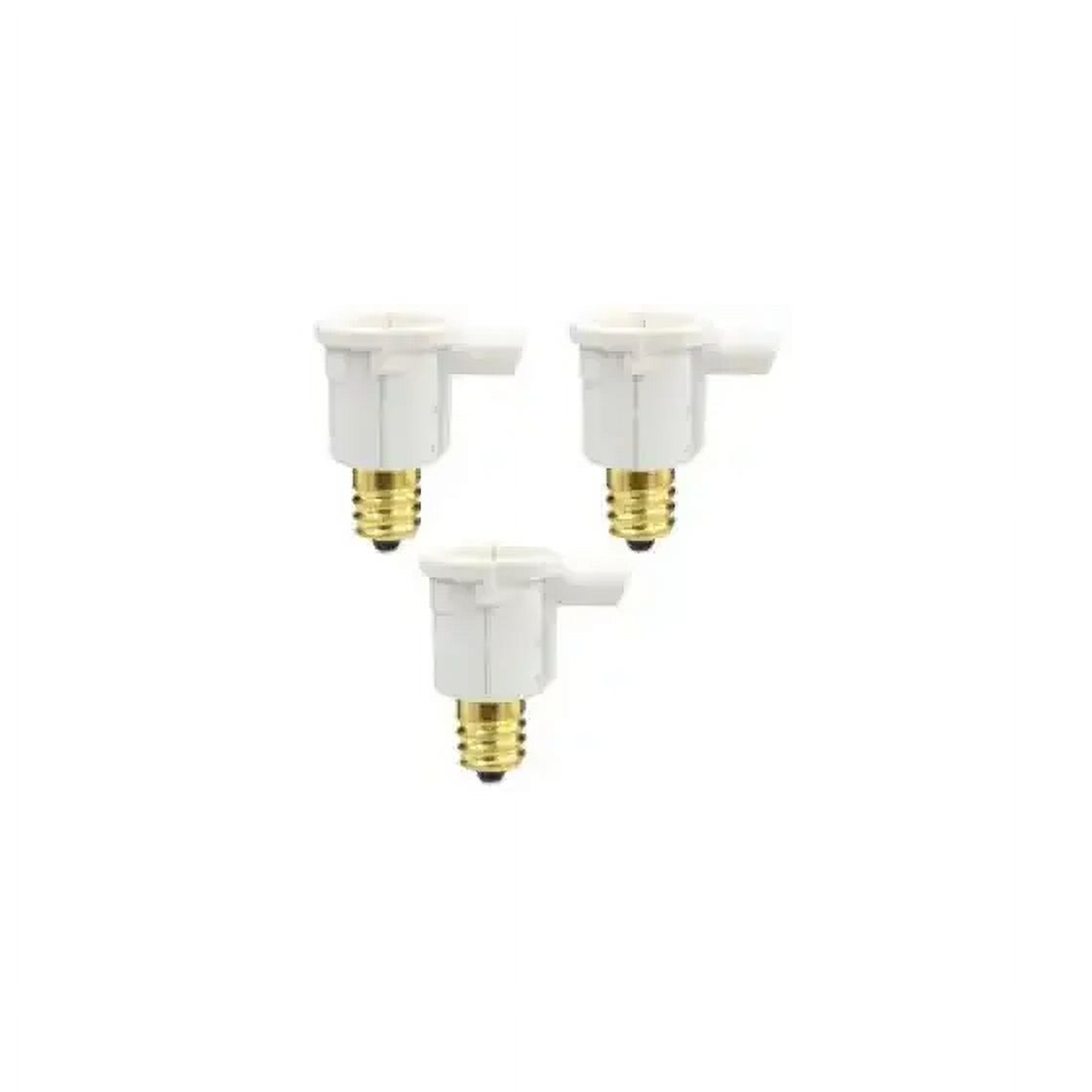 Power Zone ORPCAC311 Candelabra Base Adapters, 3 Pk, Each