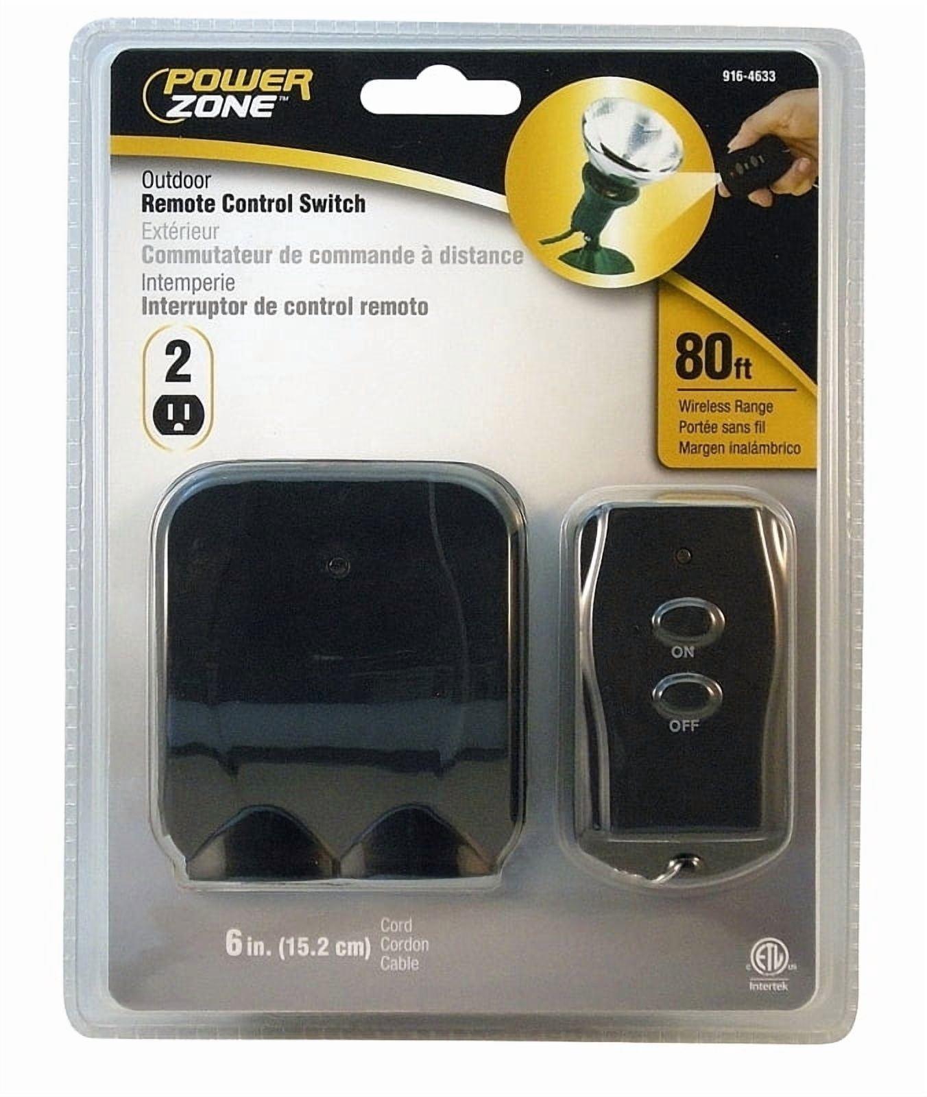 Power Zone TNOREM02 Timer 2out Outdoor Remote Control - Walmart.com