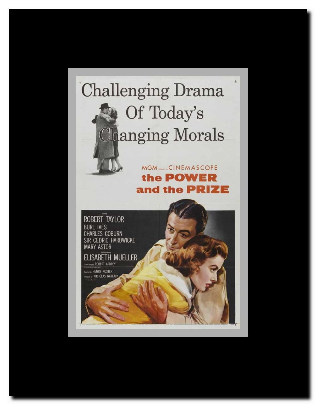 Power and the Prize The Framed Movie Poster