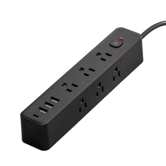 BEISHINK Power Extension Cable - 9 AC Sockets, 4 USB/15A, 1 Piece