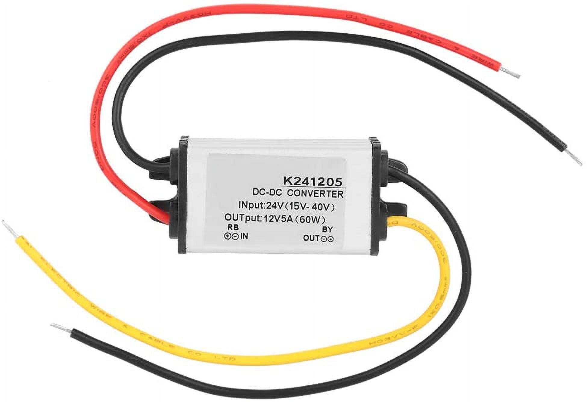 Power converters,Convertidor DC 24V to 12V 5A 60W,Convertidor DC DC de high efficiency reducer fuente de alimentacin