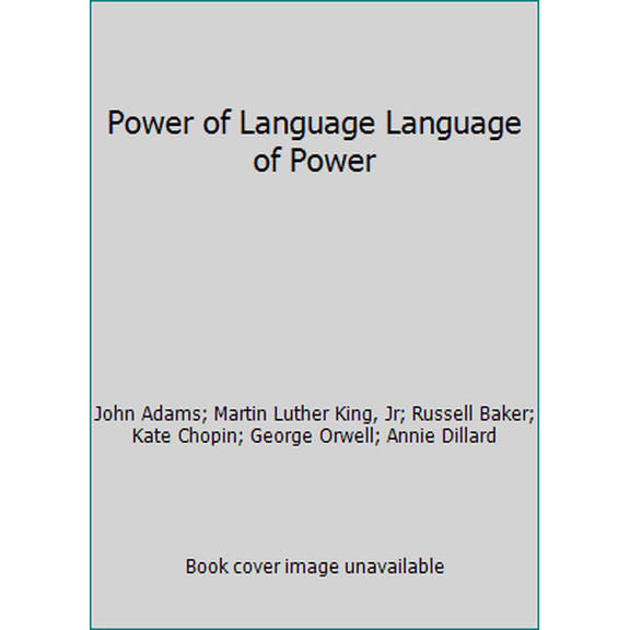 Pre-Owned Power of Language Language of Power (Hardcover) 1256304220 9781256304227