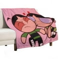 Power_puff Girls Sea_son Anime Blanket Flannel Boys Girls Lightweight Children Cartoon Throw