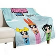 Power_puff Girls Sea_son Anime Blanket Flannel Boys Girls Lightweight Children Cartoon Throw