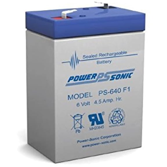 Power-sonic General Purpose 6 V Automotive Battery Top Post