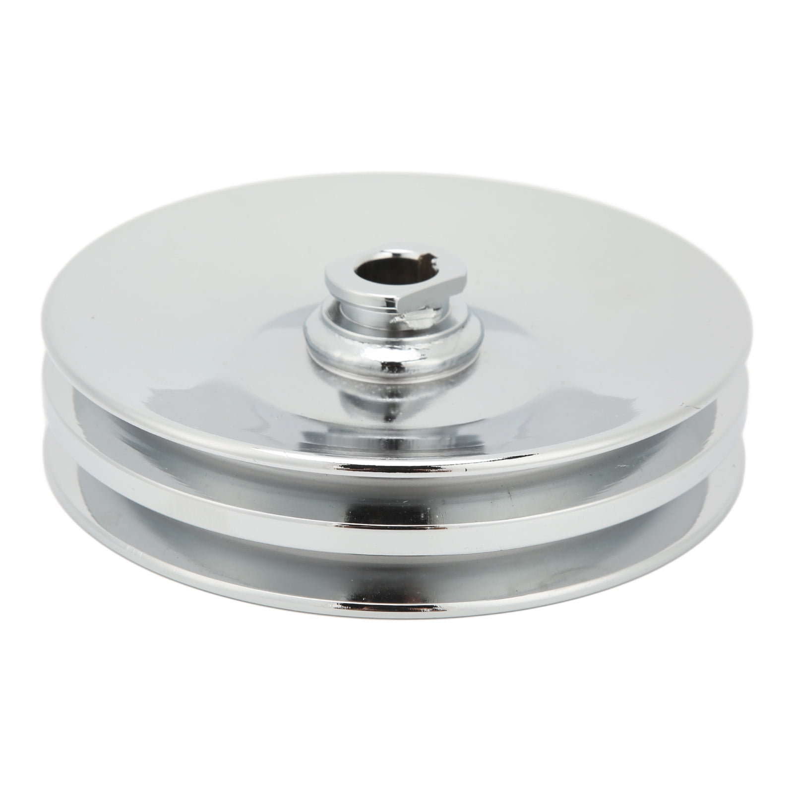 Power steering pump pulley with keyway 5/8 inch shaft double groove