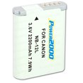 thumbnail image 1 of Power2000 NB-12L 3.6V 2200mAh Replacement Rechargeable Lithium-Ion Battery for Canon PowerShot N100 Digital Camera, 1 of 2