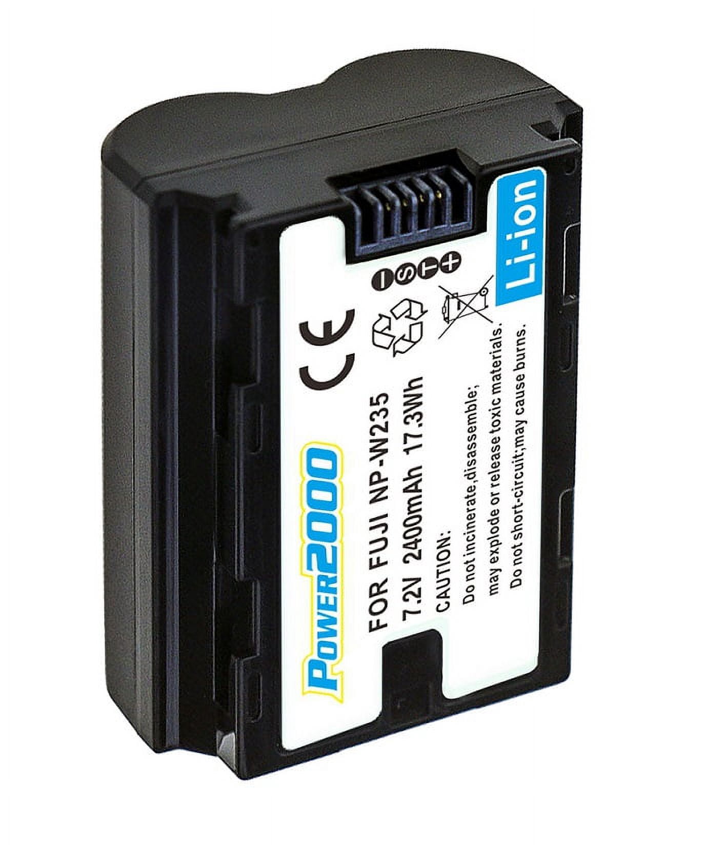 Power2000 NP-W235 Battery Pack for Fujifilm X-T4 Digital Camera 