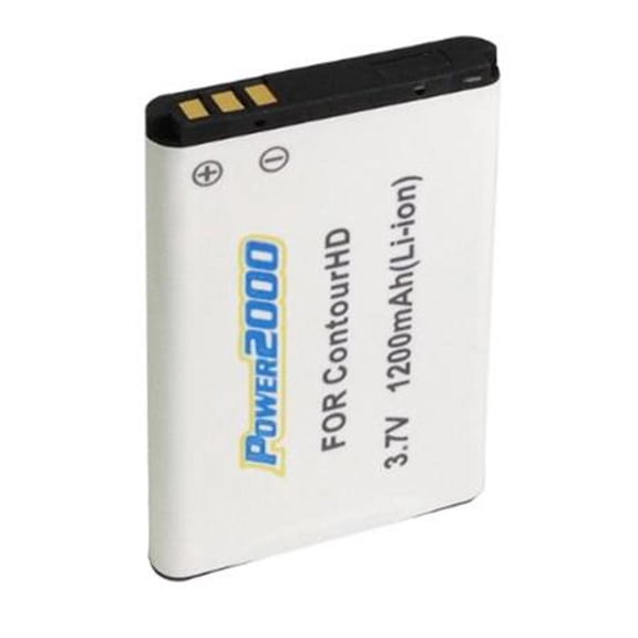 Power2000 3.7V 1200mAh Replacement Lithium-Ion Rechargeable Battery for ContourHD Cameras