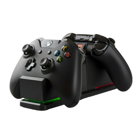 PowerA Charging Station - Charging stand + battery 2 x - 1100 mAh - 2 output connectors - for Microsoft Xbox One Wireless Controller