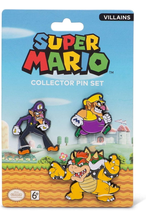 Collector Pin Set - Super Mario Villains