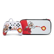 PowerA Enhanced Wired Controller and Slim Case for Nintendo Switch — Mario Fireball