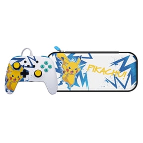 PowerA Enhanced Wired Controller and Slim Case for Nintendo Switch Pikachu High Voltage