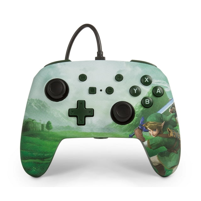 PowerA Enhanced Wired Controller for Nintendo Switch - Link Hyrule