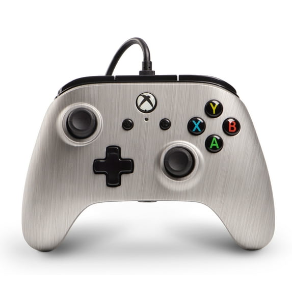 PowerA Enhanced Wired Controller for Xbox One - Brushed Aluminum