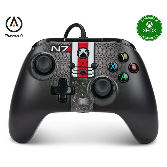 PowerA Enhanced Wired Controller for Xbox Series X|S - Mass Effect N7