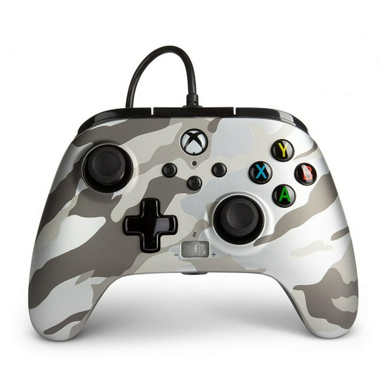 PowerA Enhanced Wired Controller for Xbox Series X|S – Metallic White Camo  - Walmart.com