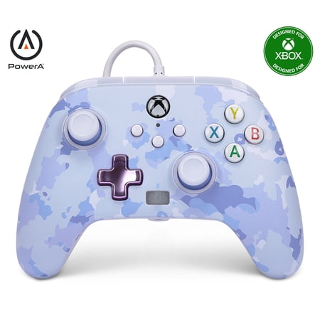 PowerA Enhanced Wired Controller for Xbox Series X|S - Purple Camo