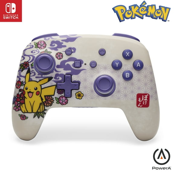 PowerA Enhanced Wireless Controller for Nintendo Switch - Pokmon Blossom