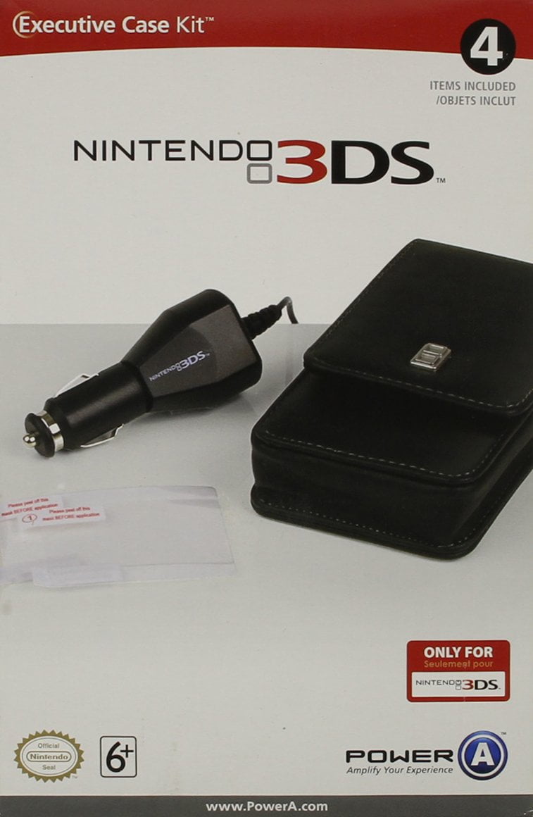 PowerA Executive Case Kit with Car Charger Screen Protector for