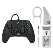PowerA - FUSION Pro 3 Wired Controller for Xbox Series X|S - Midnight Shadow With Cleaning Electric kit Bolt Axtion Bundle Used