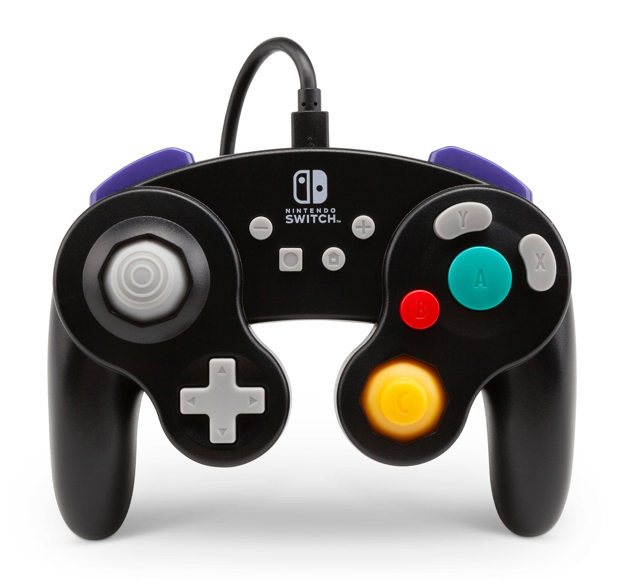 sommer råd Afsnit PowerA GameCube Style Wired Controller for Nintendo Switch - Black -  Walmart.com