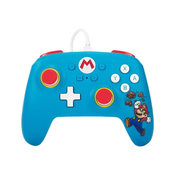 PowerA - Gamepad - wired - brick breaker Mario - for Nintendo Switch