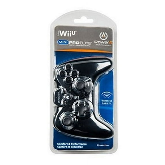 PowerA Mini Pro Elite Wireless Controller Game Pad Wireless Bluetooth for Wii U