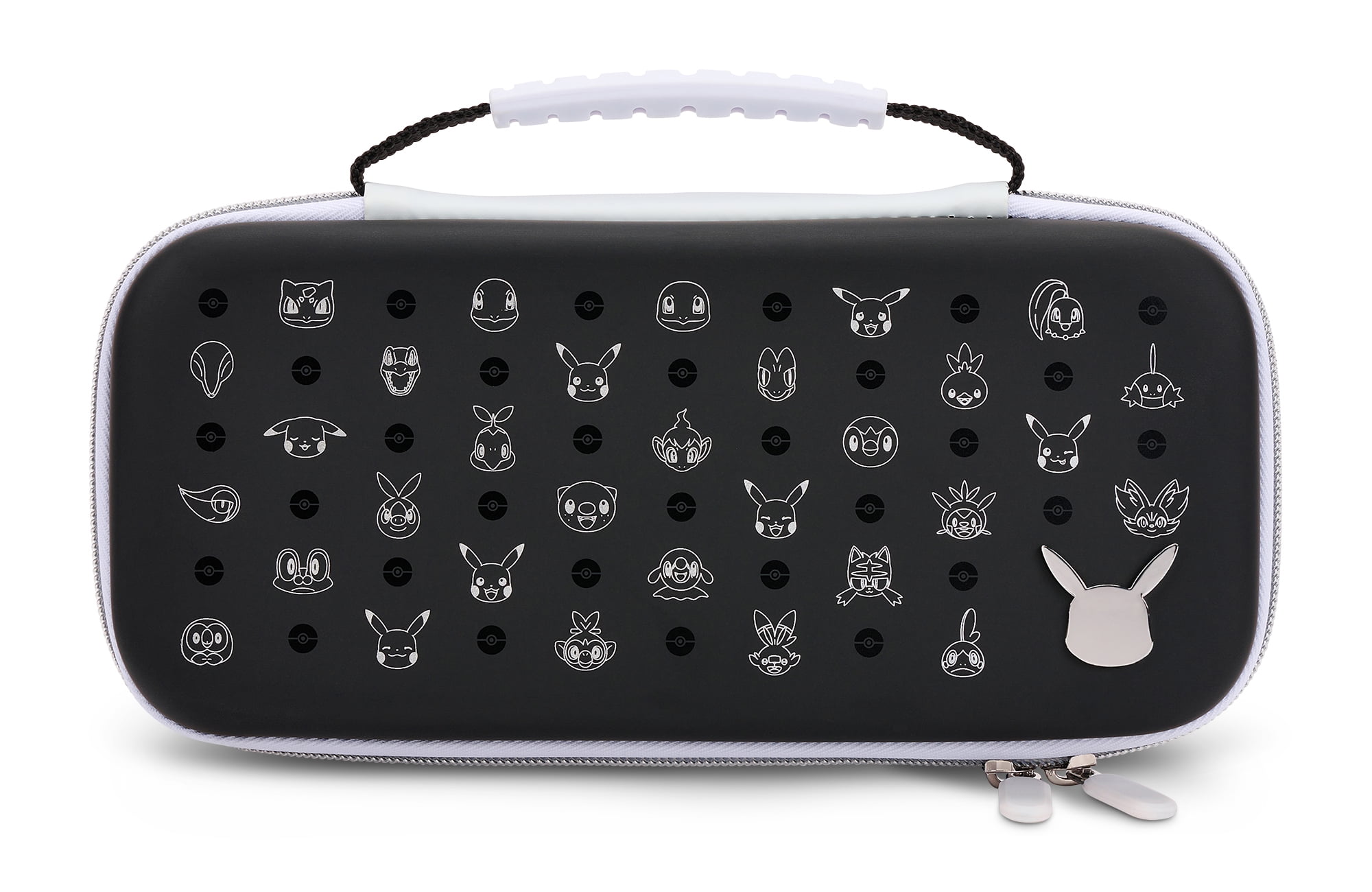 PowerA Protection Case for Nintendo Switch - OLED Model, Nintendo Switch or Nintendo Switch Lite – Pikachu Black & Silver