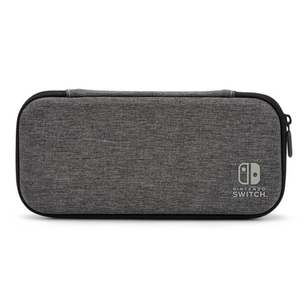PowerA Slim Case for Nintendo Switch - OLED Model, Nintendo Switch or Nintendo Switch Lite – Charcoal