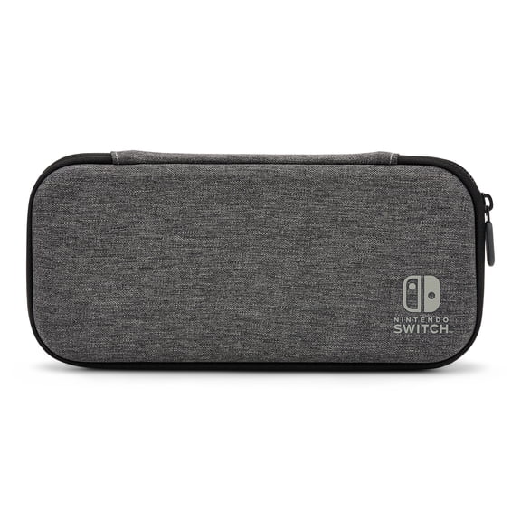 PowerA Slim Case for Nintendo Switch - OLED Model, Nintendo Switch or Nintendo Switch Lite – Charcoal