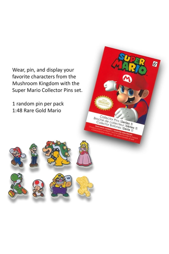 Universal Super Mario Collector Pins, 1500471-01