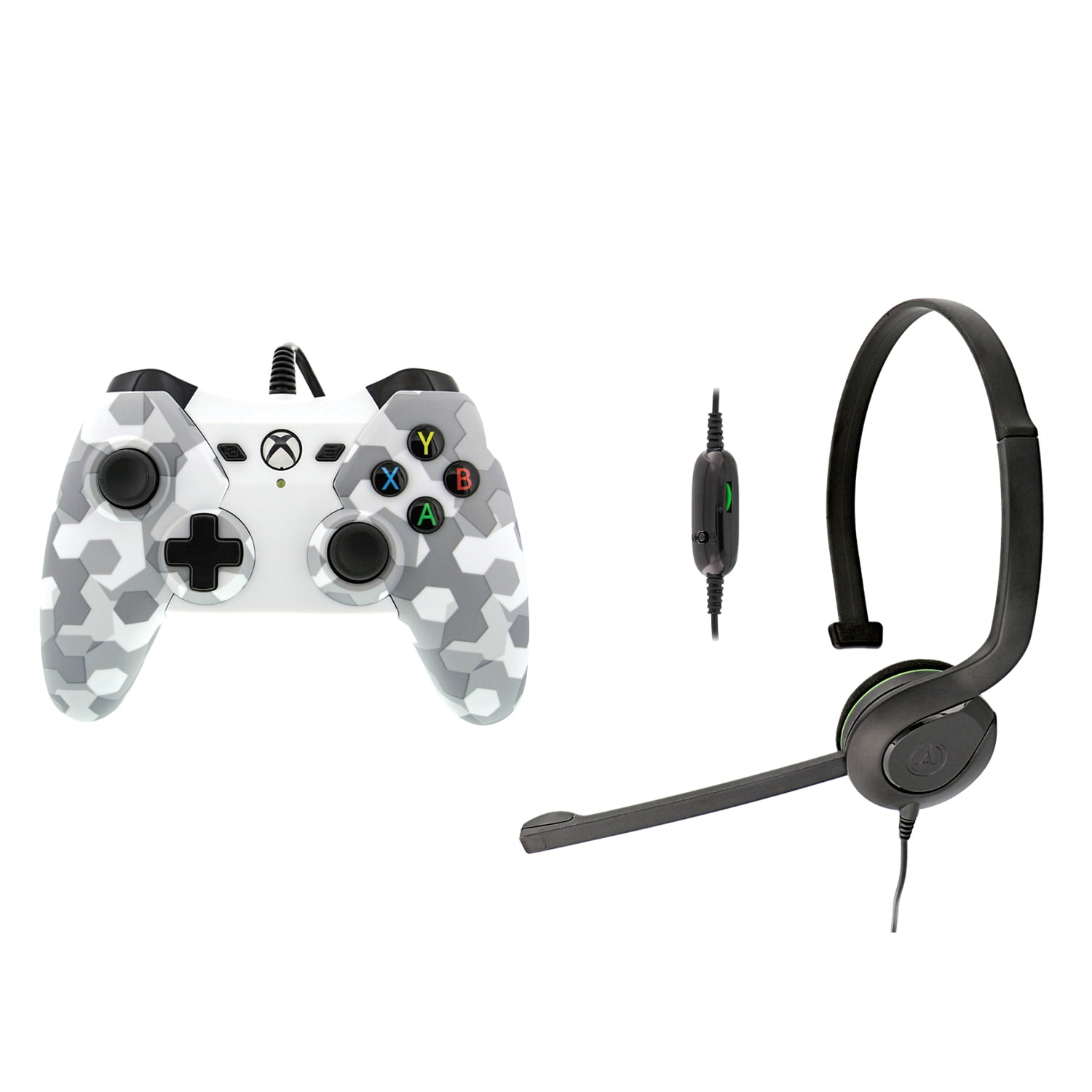 PowerA Chat Headset For Xbox One - Lightweight Over-Ear Headset With Microphone, Volume Control, 3.5mm Connection, No Batteries Needed