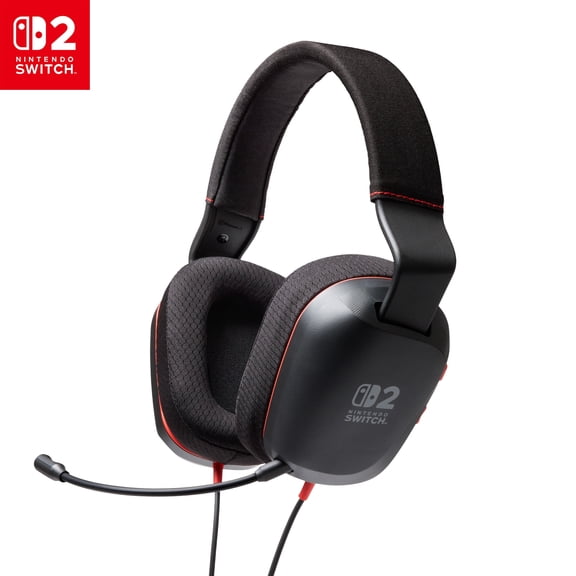 PowerA Wired Stereo Headset for Nintendo Switch 2 - Black