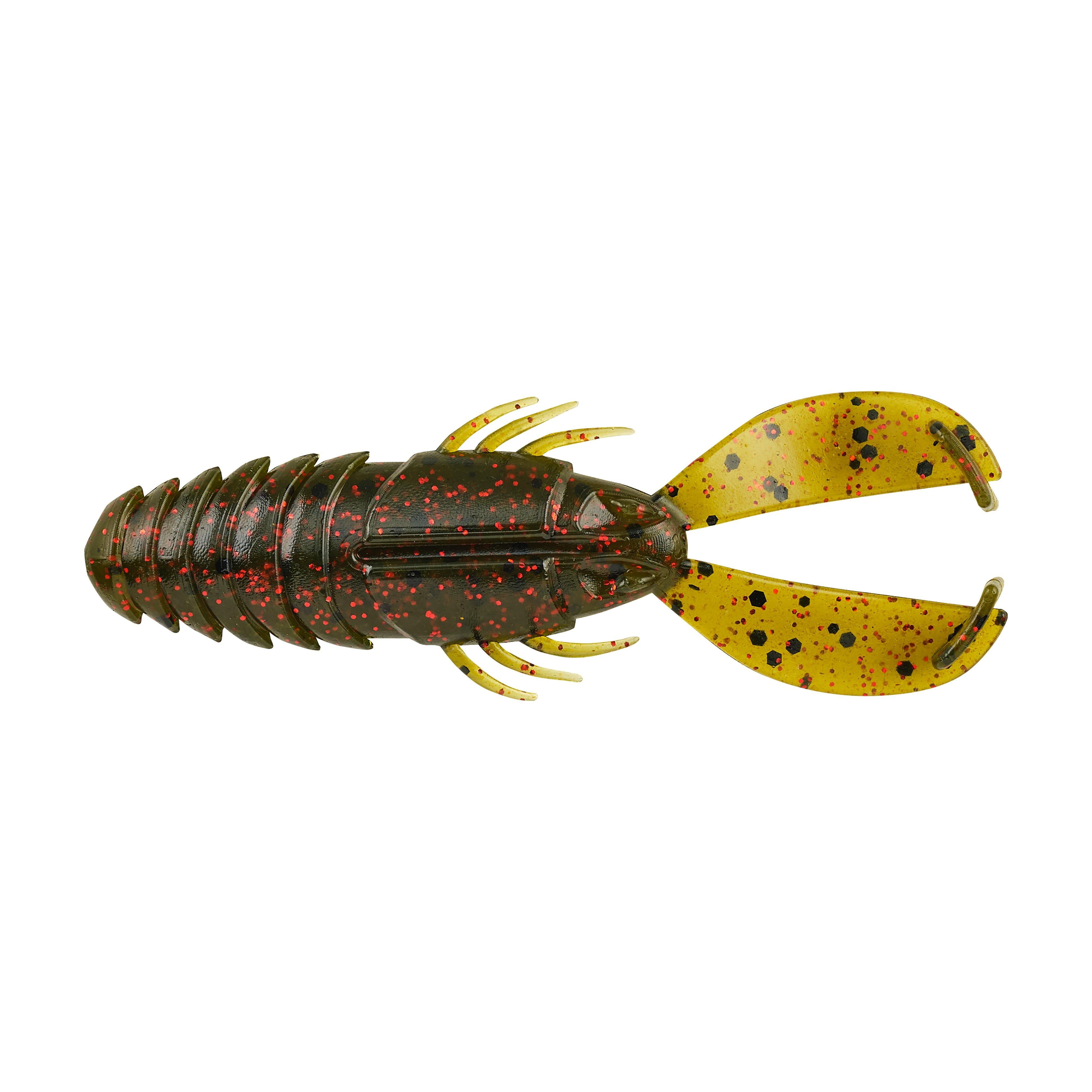 Berkley PowerBait® Crash Craw, 3.5 in, Watermelon Red