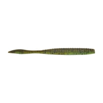 PowerBait MaxScent Flat Worm - Cinnamon Purple 4 1/4" Soft Bait For Fishing