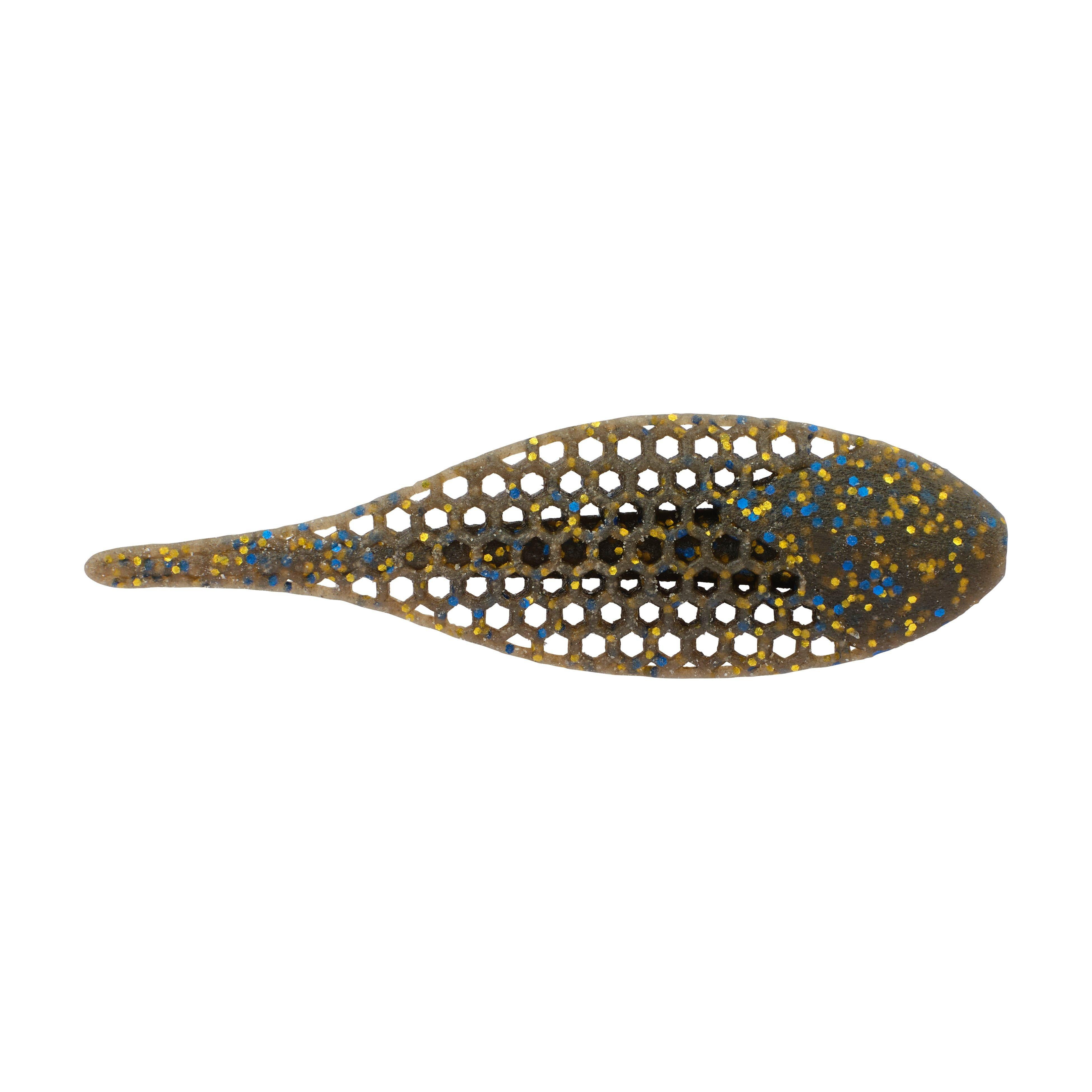 Berkley PowerBait® MaxScent Flux-Gill, 3.5 in, Smoke Black Blue Gold