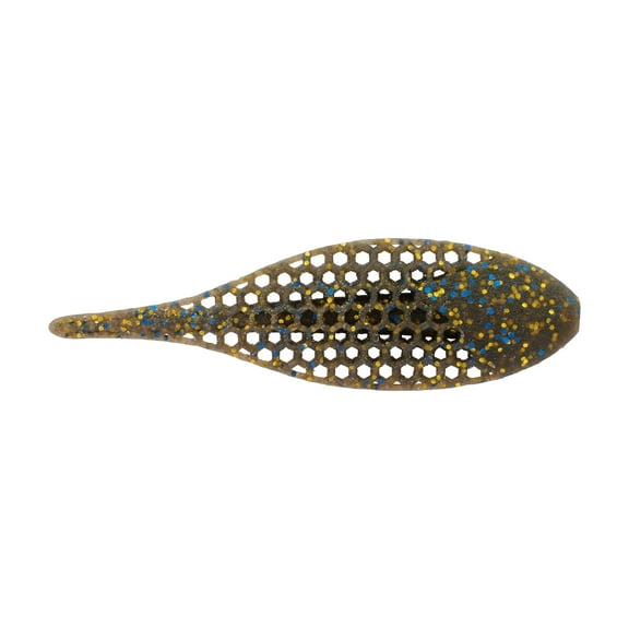 Berkley PowerBait® MaxScent Flux-Gill, 5.3 in, Smoke Black Blue Gold