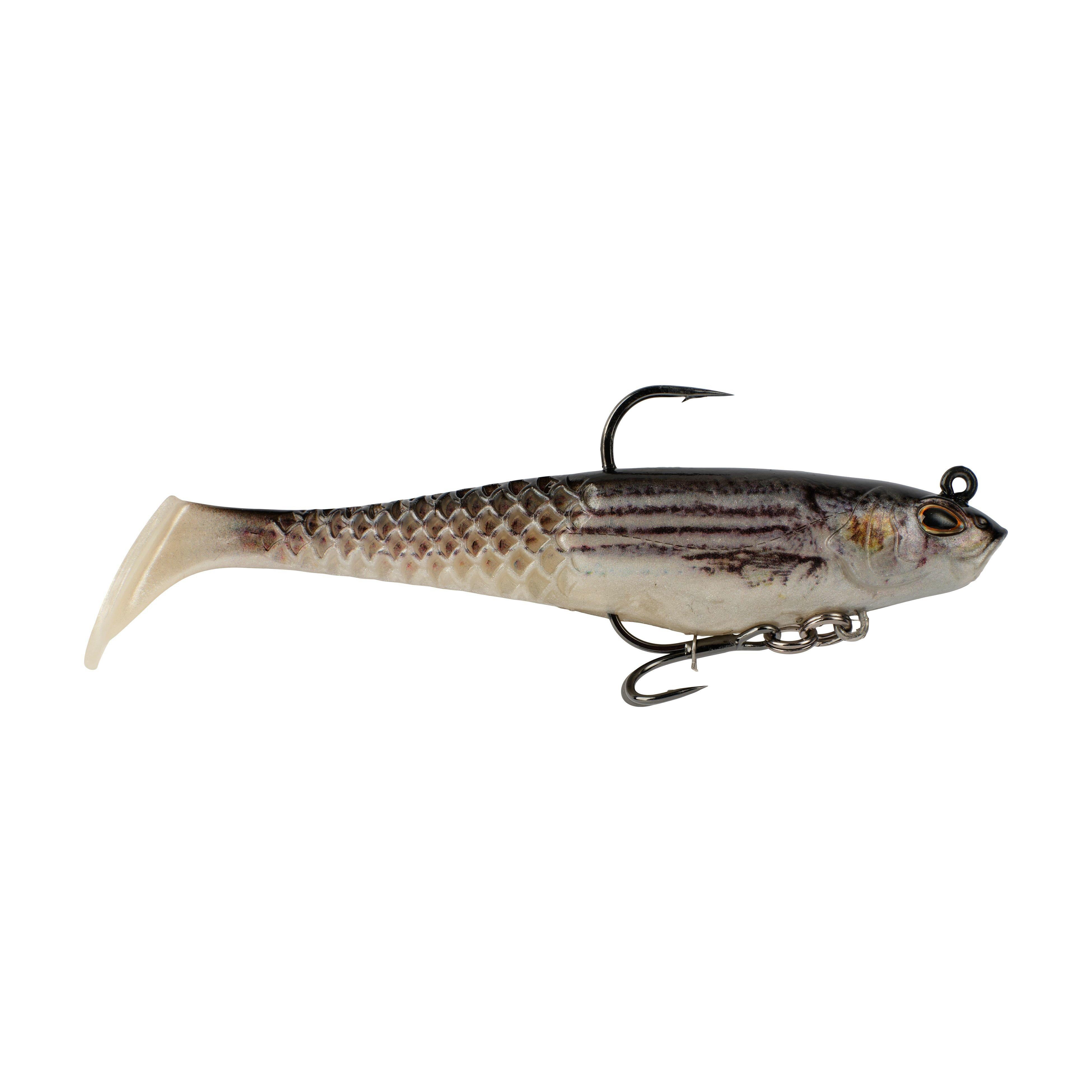 Berkley PowerBait® Saltwater Pre-Rigged Cullshad, 4 in, Mullet
