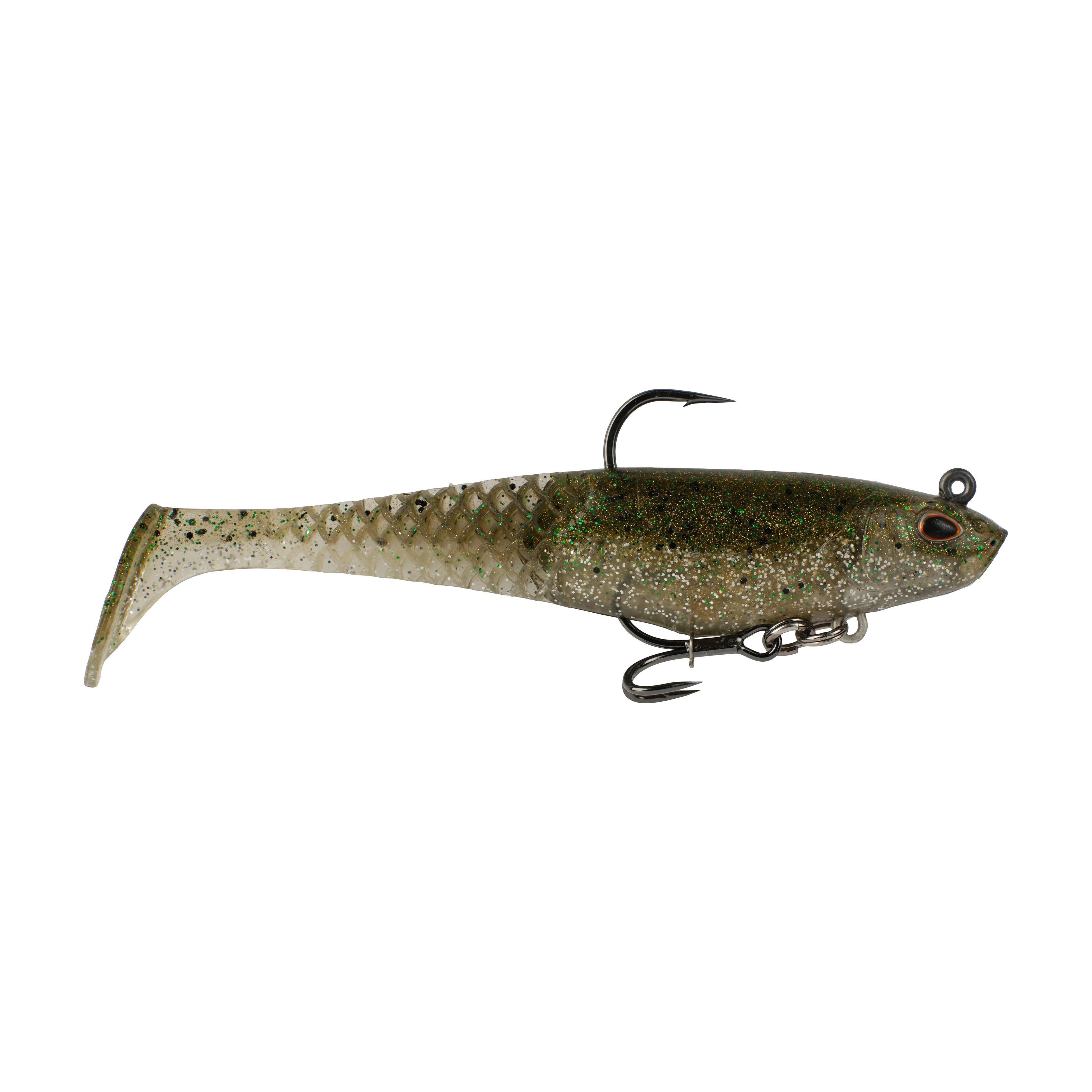 Berkley PowerBait® Saltwater Pre-Rigged Cullshad, 4 in, Silver Flash