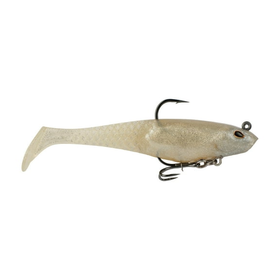Berkley PowerBait Saltwater Pre-Rigged Cullshad, 4 in, Cold Beer