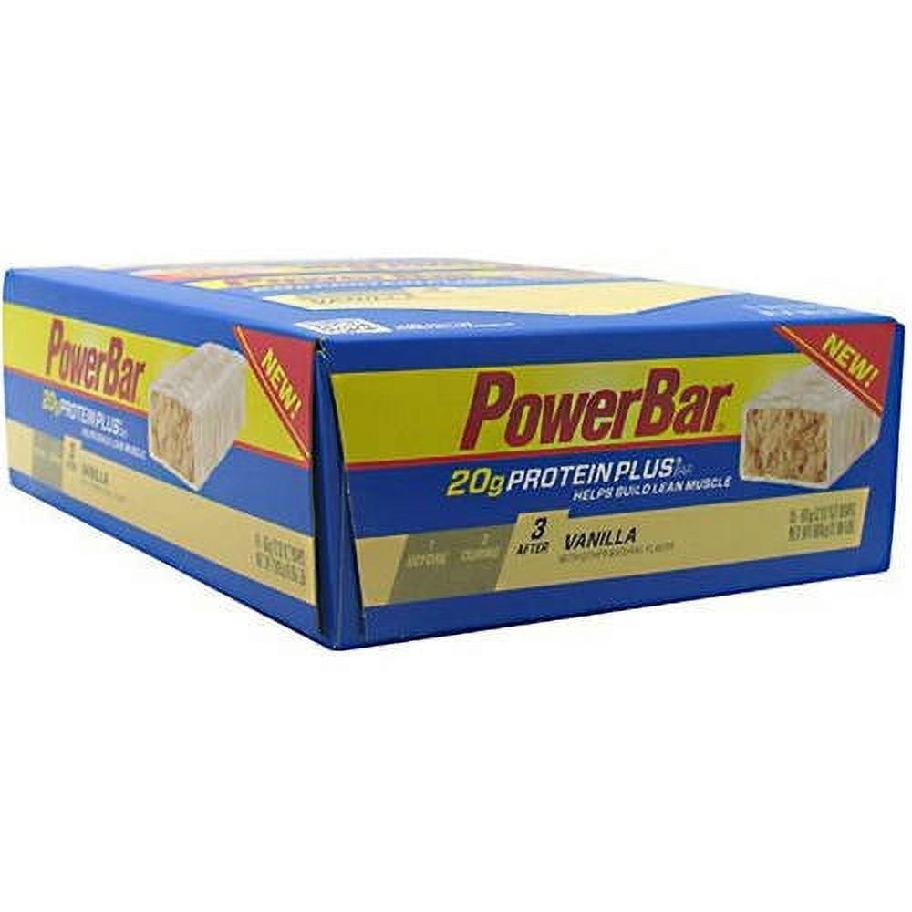 PowerBar Protein Plus Vanilla Protein Bars, 15 count
