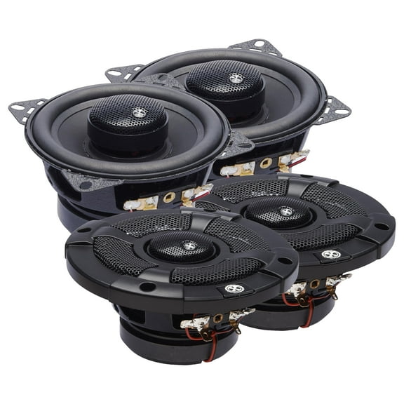 PowerBass 2 Pairs of XL-42SS Marine/Powersport 4" Coaxial Speakers
